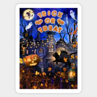 Trick or Treat Sticker